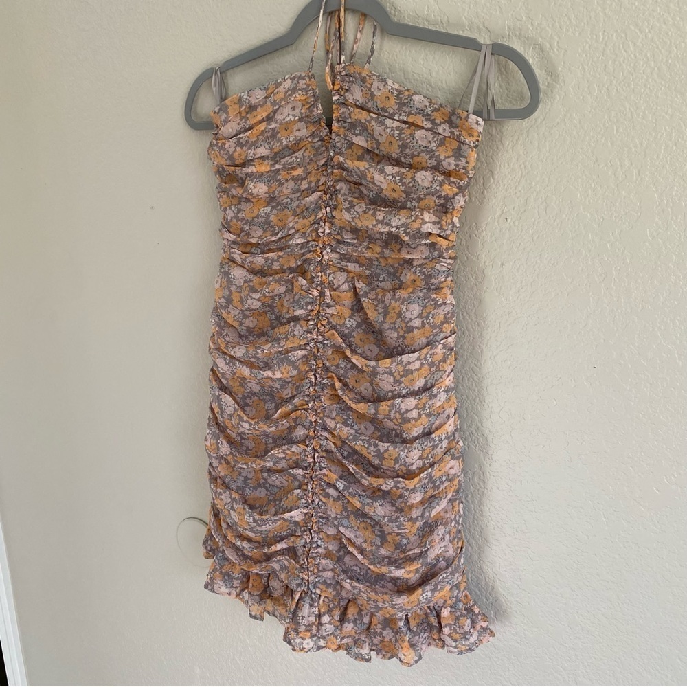 Fate Ruched Mini Dress - Picture 3 of 12